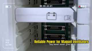 Maquet 6487180 การเปลี่ยนแบตเตอรี่สำหรับเครื่องช่วยหายใจแบบเซอร์โว