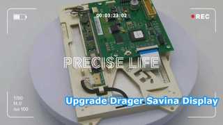 Drager Savina 8420606 การเปลี่ยนจอแสดงผลสี