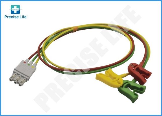 PH M1672A ECG leadset Grabber IEC color code ICU 3 leadset clip