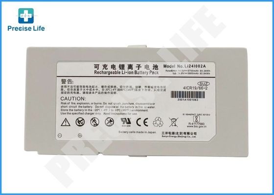 แบตเตอรี่ Mindray LI24I002A สําหรับเครื่องปรับอากาศ SV300 14.8V 5700mAh แบตเตอรี่ 4ICR19/66-2